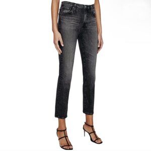 AG Isabelle Highrise Straight Leg Crop Jean, 9 Years Profound, 26